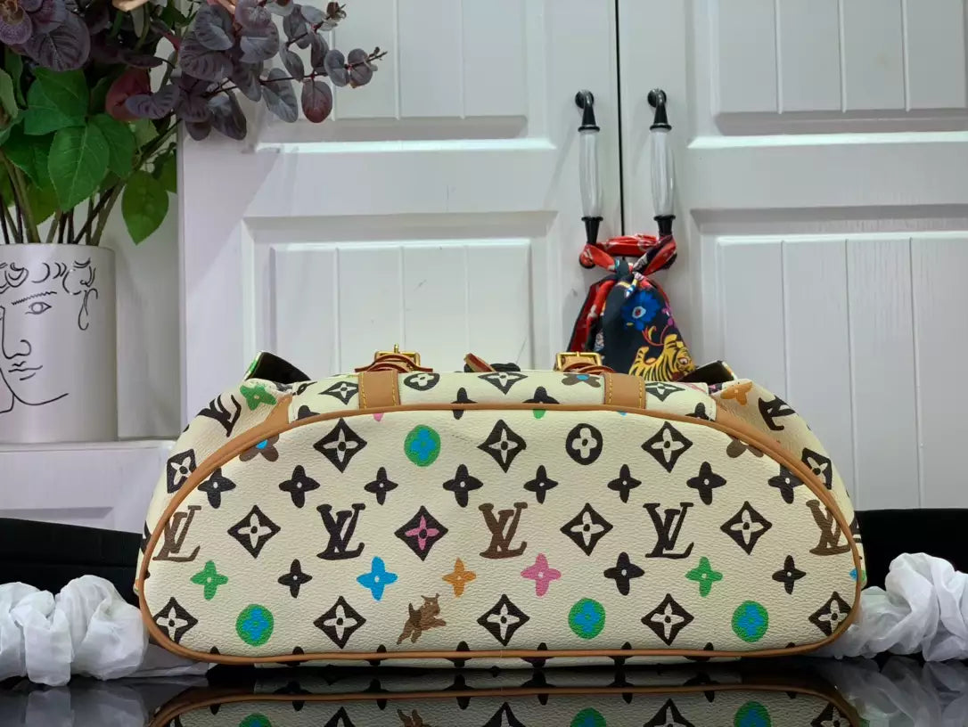 LV クリストファー MM バックパック（バニラモノグラム クラギーコーティングキャンバス） – LW186