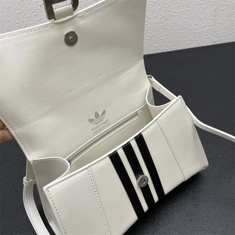 BALENCIAGA×ADIDAS カーフスキン ボックス バッグ 3色