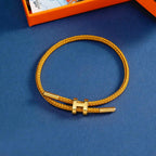 高品質エルメス 調節可能なHロープブレスレット