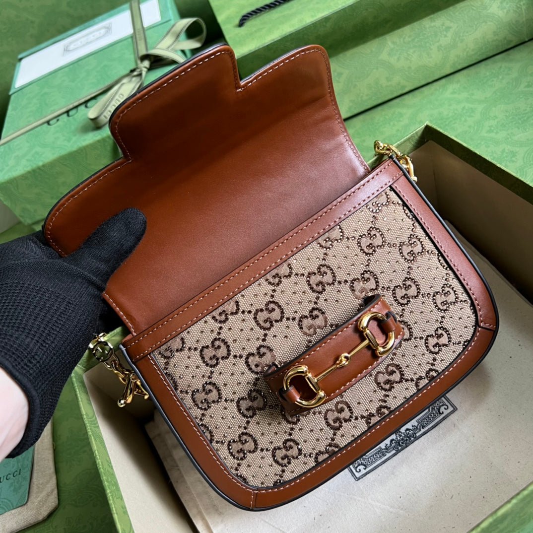 グッチ ホースビット 1955 GG ミニバッグ - nonlienmn