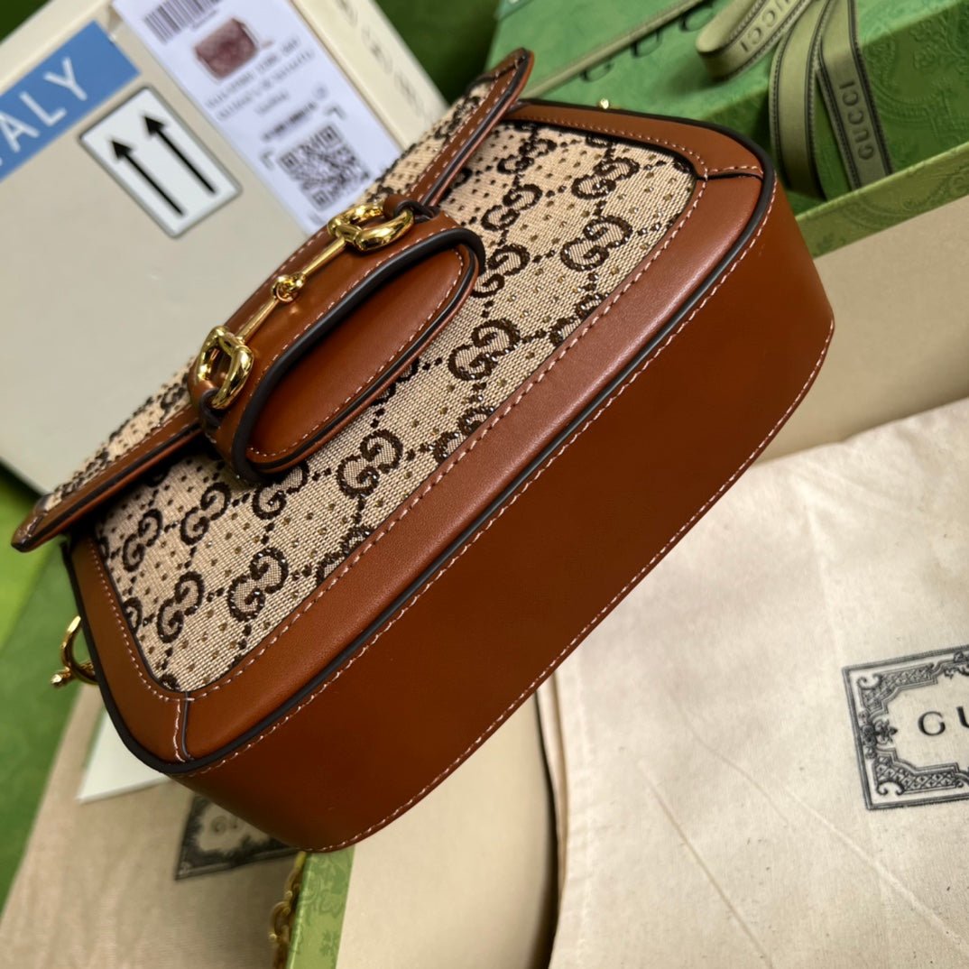 グッチ ホースビット 1955 GG ミニバッグ - nonlienmn
