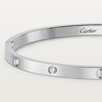 ラブブレスレット、スモールモデル、ダイヤモンド10個