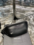 YSL 505671 クラシック クロスボディバッグ（ソフトブラックレザー）