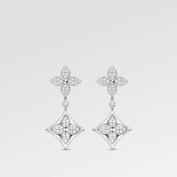 LV ルイ・ヴィトン カラーブロッサム ロングイヤリング Q96501