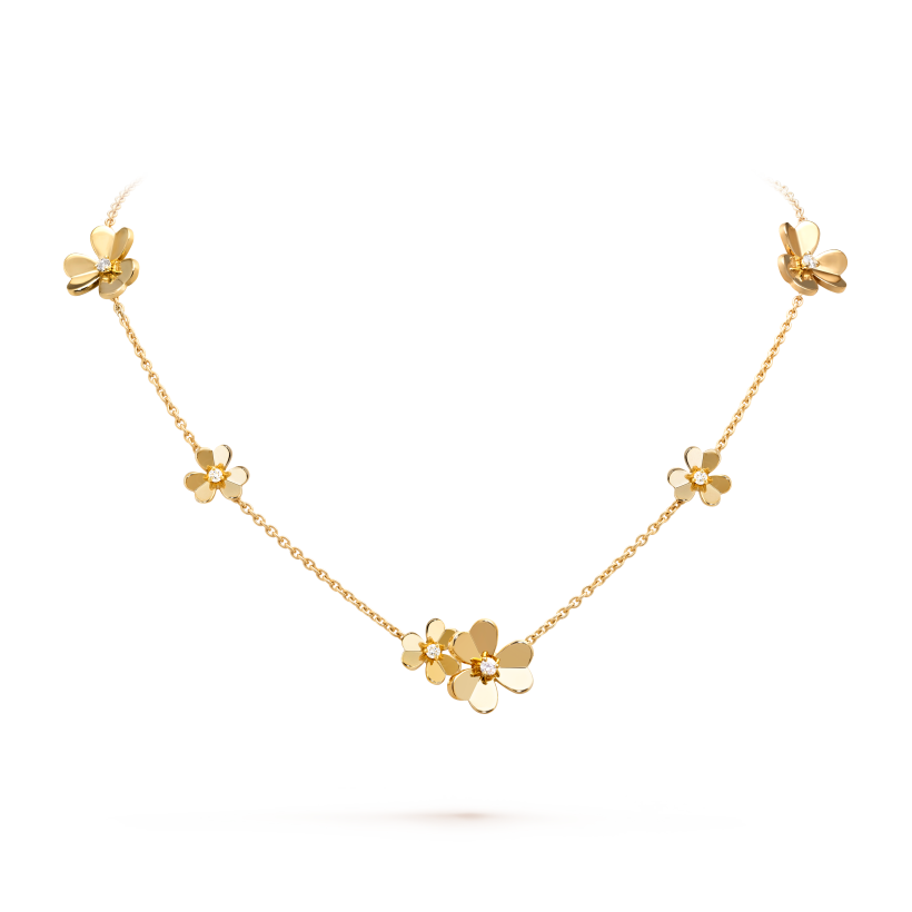 ヴァン クリーフ＆アーペルのフリヴォル ネックレス（9つの花）の新着商品