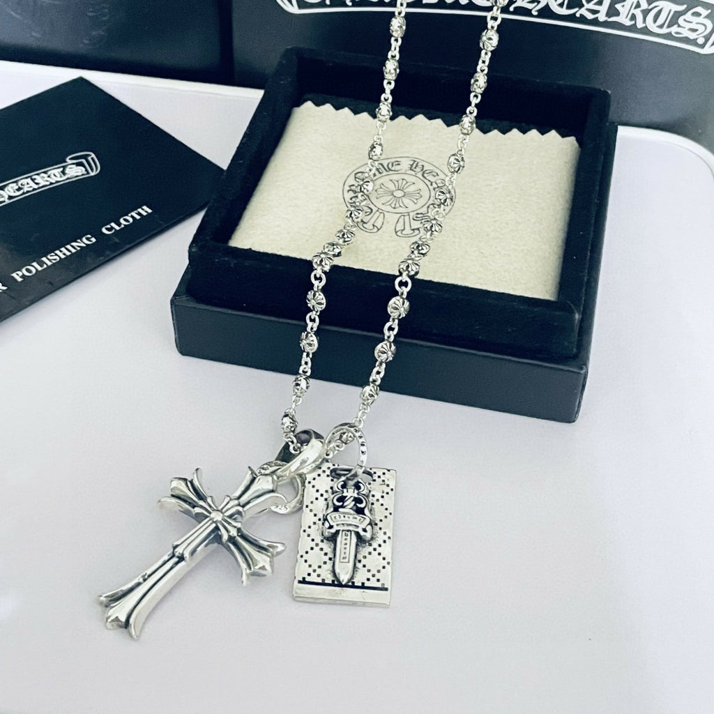 【Chrome Hearts】ネックレス、新しいネックレス万能シンプルファッションオーナメント 男女兼用