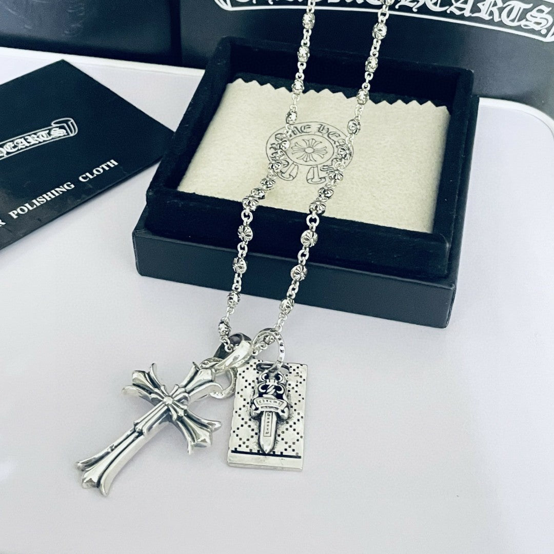 【Chrome Hearts】ネックレス、新しいネックレス万能シンプルファッションオーナメント 男女兼用