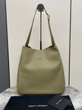 YSL 753837 Le 5 ̈¤ 7 サプル ラージ スムースレザー グリーン