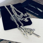 【Chrome Hearts】ネックレス、新しいネックレス万能シンプルファッションオーナメント 男女兼用
