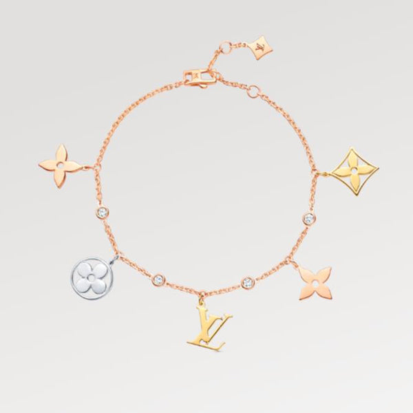 LV ルイ・ヴィトン イディール ブロッサム チャーム ブレスレット Q95689