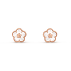 ヴァン クリーフ＆アーペルのラッキー スプリング イヤリング（プラムブロッサム）の新作