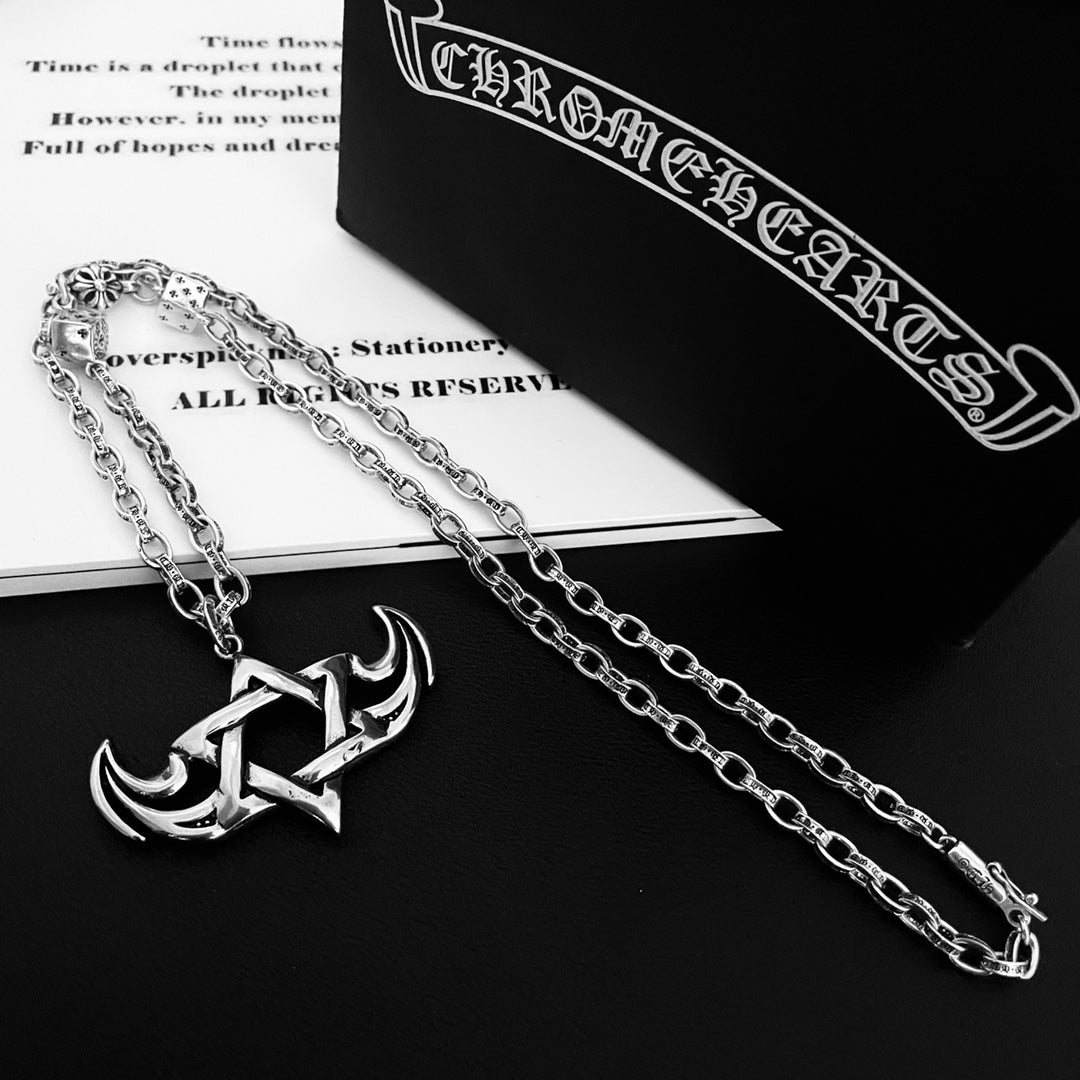 【CHROME HEARTS 】ネックレス、新しいネックレス万能シンプルファッションオーナメント