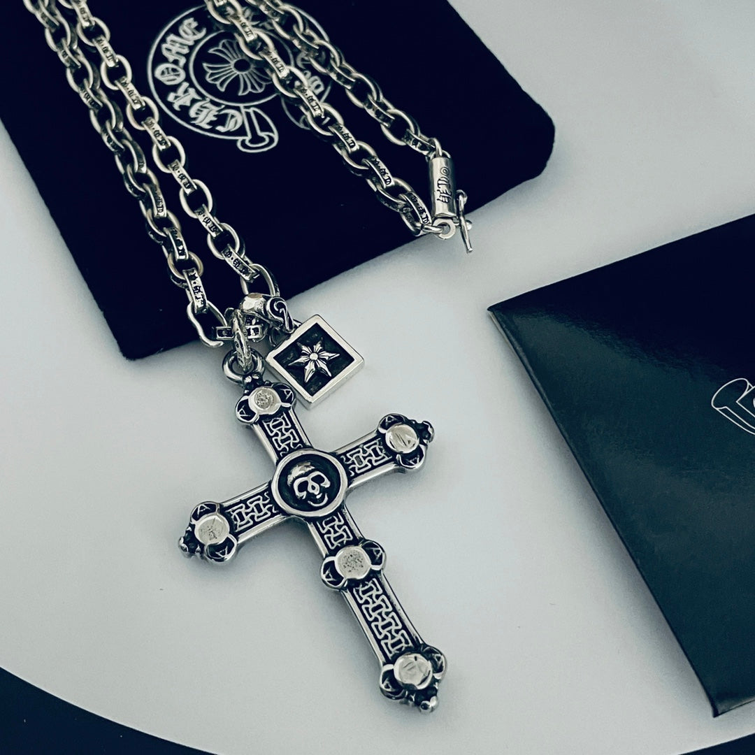 【CHROME HEARTS】クロムハーツ、新しいネックレス万能シンプルファッションオーナメント