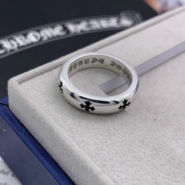 【Chrome Hearts】 男性と女性のためのクロエハートファッションパーソナリティリング
