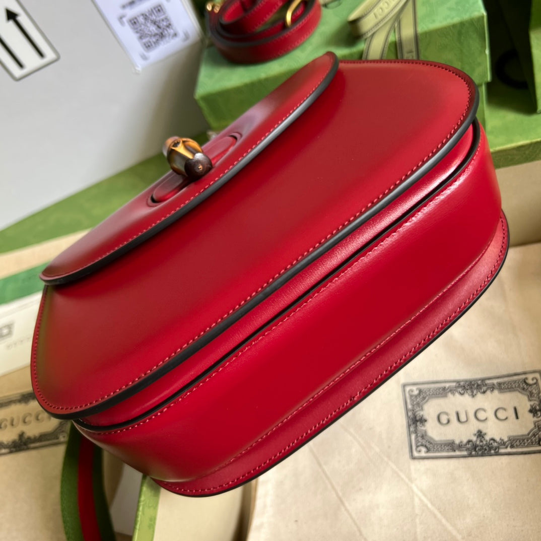 グッチ バンブー 1947 スモール トップハンドルバッグ