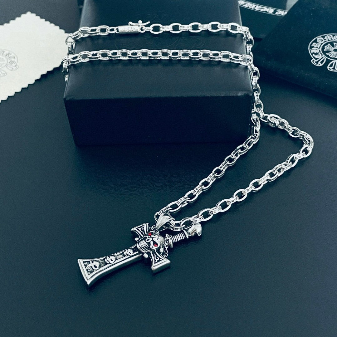 【Chrome Hearts】ネックレス、新しいネックレス万能シンプルファッションオーナメント