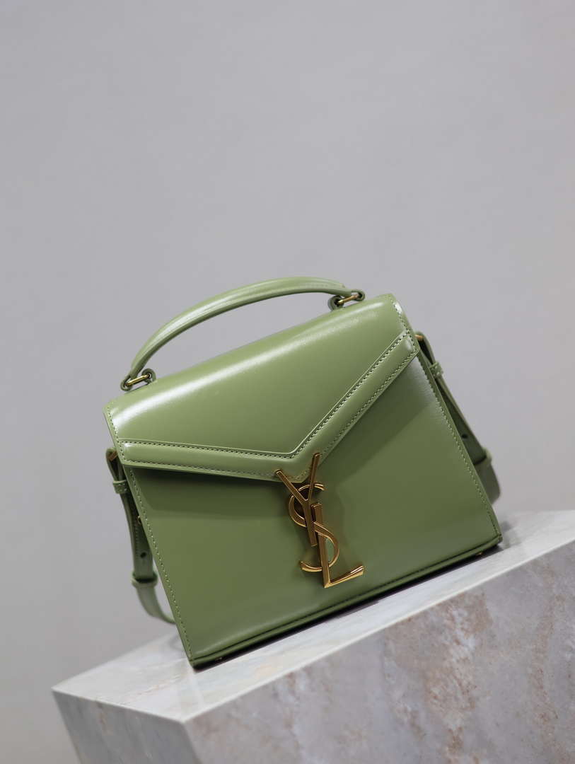 YSL 623930 カサンドラ ミニトップハンドル（箱入り）サンローラン グリーン