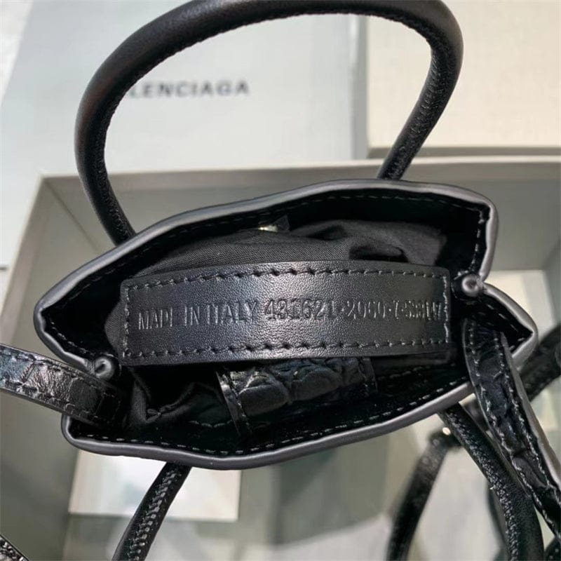 バレンシアガ クロコダイル ショルダーポーチShopping Phone Holder バッグ