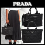 PRADA Re-Nylon ミディアム パデッドトートバッグ
