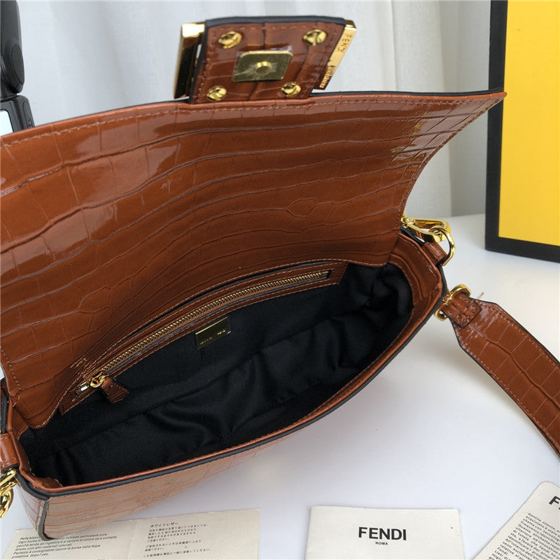 フェンディ クロコダイル バゲット
