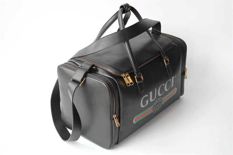 グッチ レトロロゴプリント レザー ダッフルバッグ – BG039