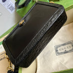 ダブルGクロコダイルショルダーバッグ