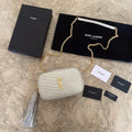 YSL ミニ ルー キルティングレザー カメラバッグ