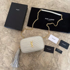 YSL ミニ ルー キルティングレザー カメラバッグ
