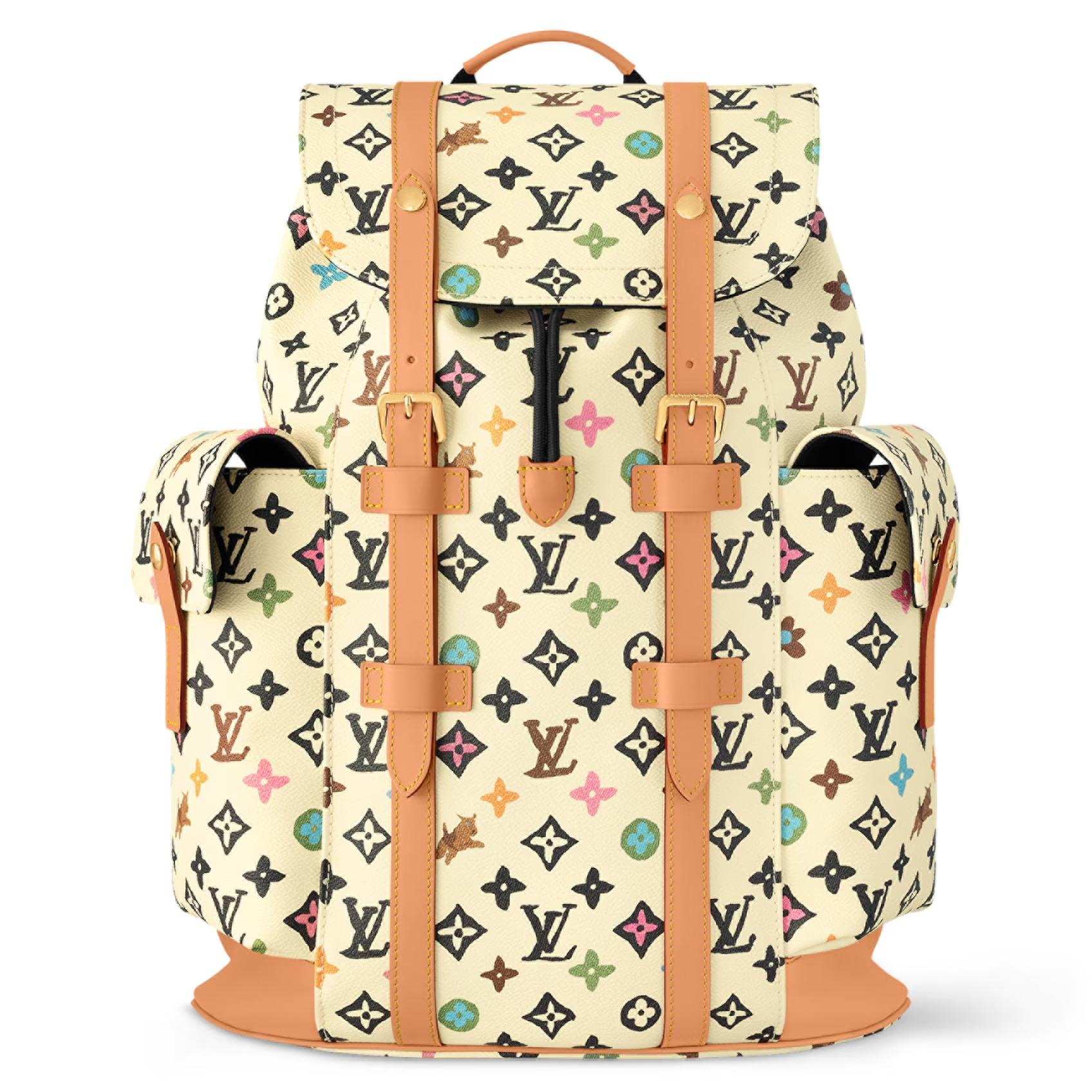 LV クリストファー MM バックパック（バニラモノグラム クラギーコーティングキャンバス） – LW186