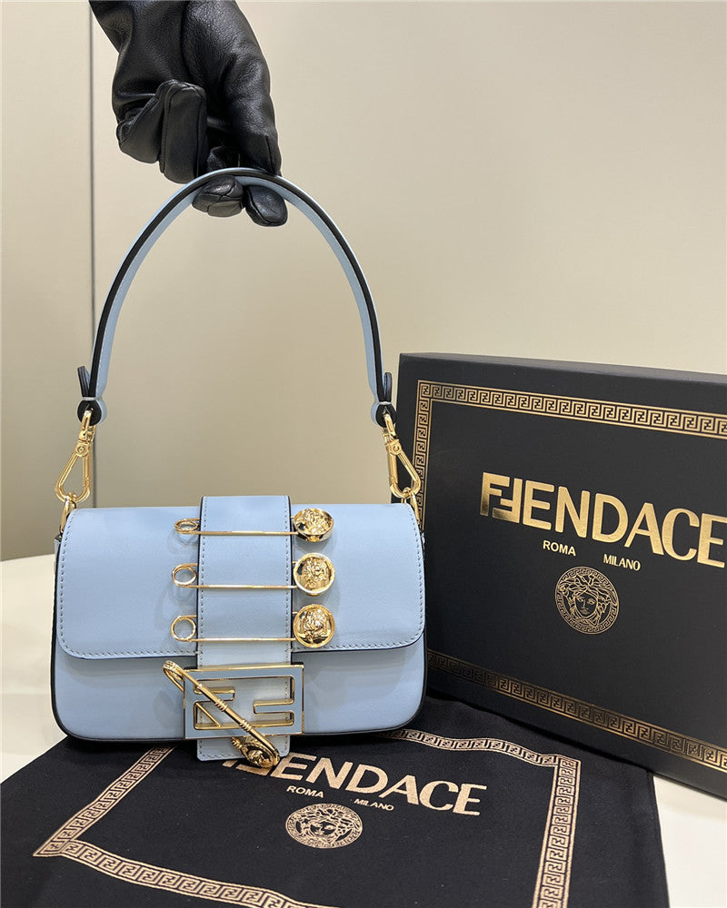 フェンディ x ヴェルサーチ バゲット ホーボーバッグ