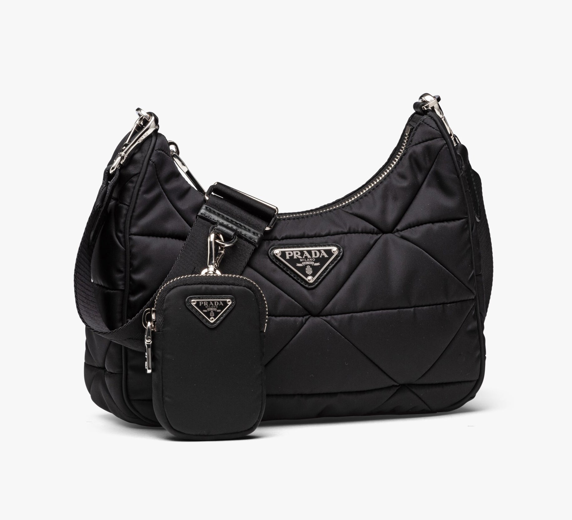 ☆PRADA プラダ パデッドナイロン ショルダーバッグ