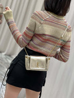 YSL 6727381 ミニ ノリータ ラムスキン ゴールド