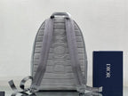 ディオール ライダー バックパック グレー グレインカーフスキン 「CHRISTIAN DIOR 1947」シグネチャー入り – DIO023