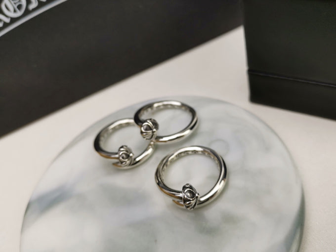 【Chrome Hearts】 男性と女性のためのクロエハートファッションパーソナリティリング