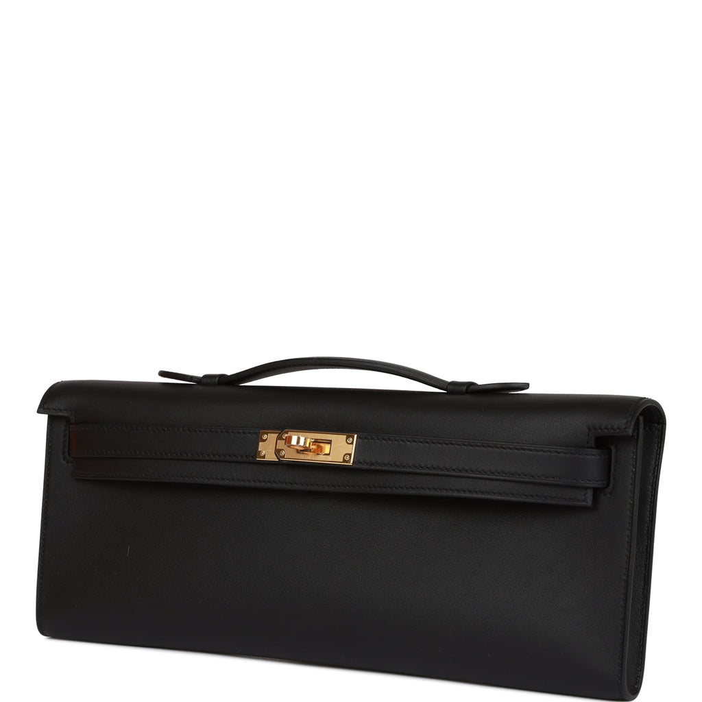 エルメス ケリーカット ブラック スイフト ゴールド金具