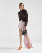 PRADA シンボル エンブロイダリージャカード ミニバッグ