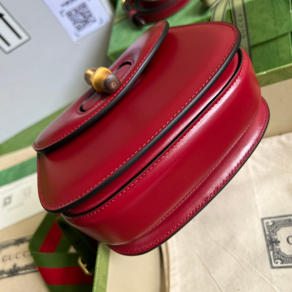 グッチ バンブー 1947 ミニトップハンドルバッグ