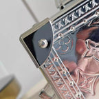 TRESOR ハンドケース シルバー モノグラム キャンバス M12797 – LW289
