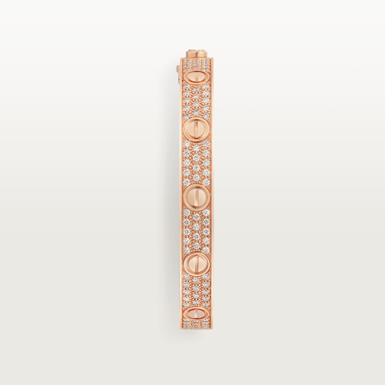 ラブブレスレット、ダイヤモンドパヴェ