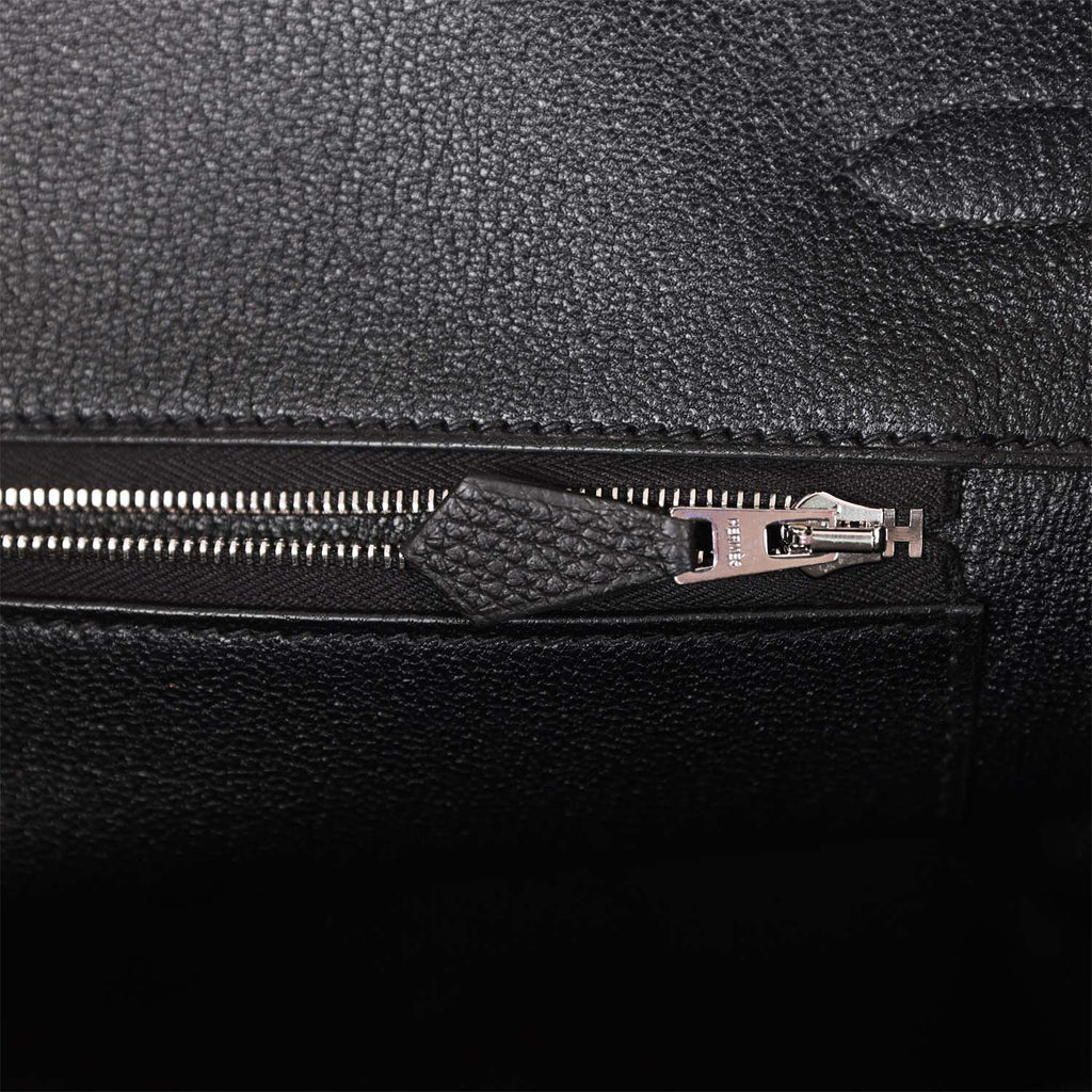 エルメス バーキン 35 ブラック トゴ パラジウム金具