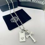 【Chrome Hearts】ネックレス、新しいネックレス万能シンプルファッションオーナメント 男女兼用