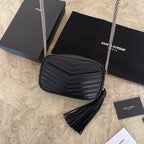 YSL ミニ ルー キルティングレザー カメラバッグ