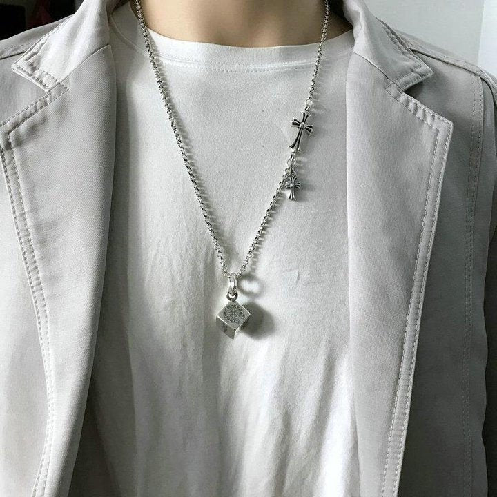 【Chrome Hearts 】クロムハーツ ダイスペンダント ネックレス