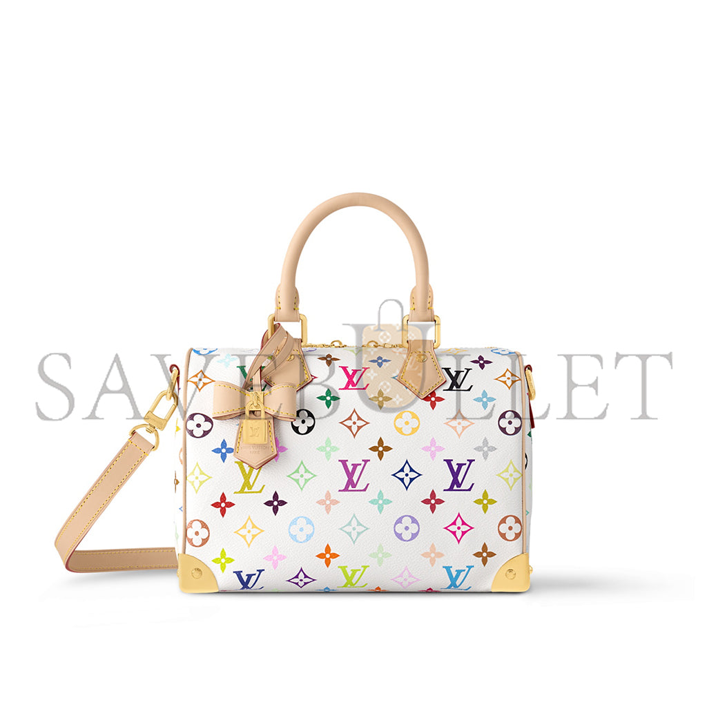 ルイ・ヴィトン ムラカミ LV X TM スピーディ・バンドリエール 25 M13085 (25*19*15cm)