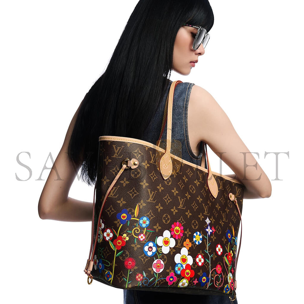 ルイ・ヴィトン 村上 LV X TM ネヴァーフルMM M13271 (31*28*14cm)