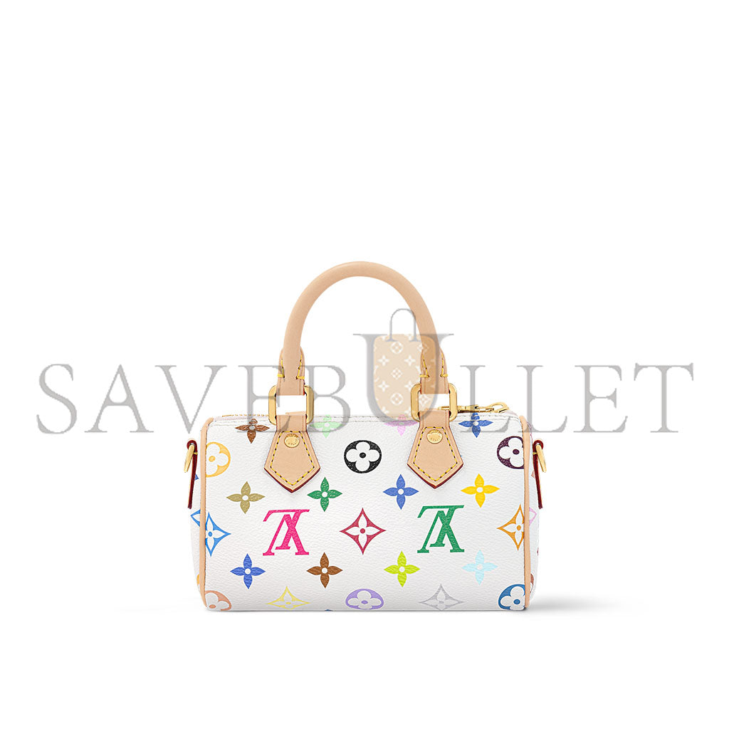 ルイ・ヴィトン 村上 LV X TM ナノ スピーディ M13391 (16*10*7.5cm)