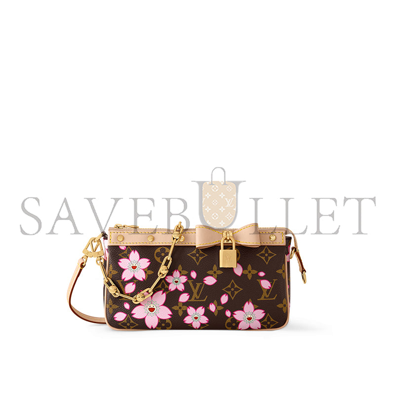 ルイ・ヴィトン 村上 LV TM ポシェット アクセサリー M13666 (22*13*4cm)