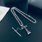 【Chrome Hearts】ネックレス、新しいネックレス万能シンプルファッションオーナメント