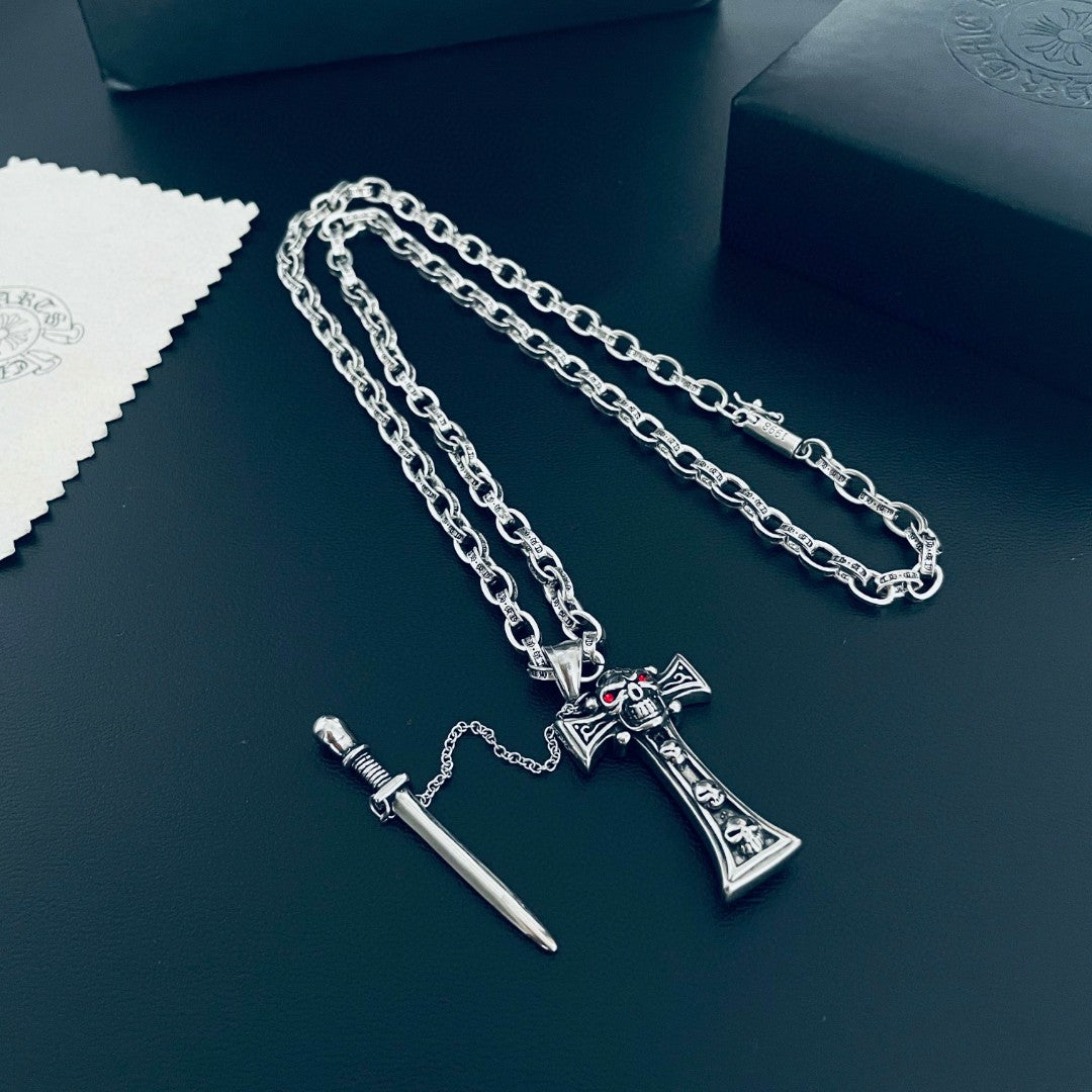 【Chrome Hearts】ネックレス、新しいネックレス万能シンプルファッションオーナメント