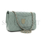 シャネル キャビア キルティング ミディアム ダブルフラップ 1023152 (25*15*7cm)
